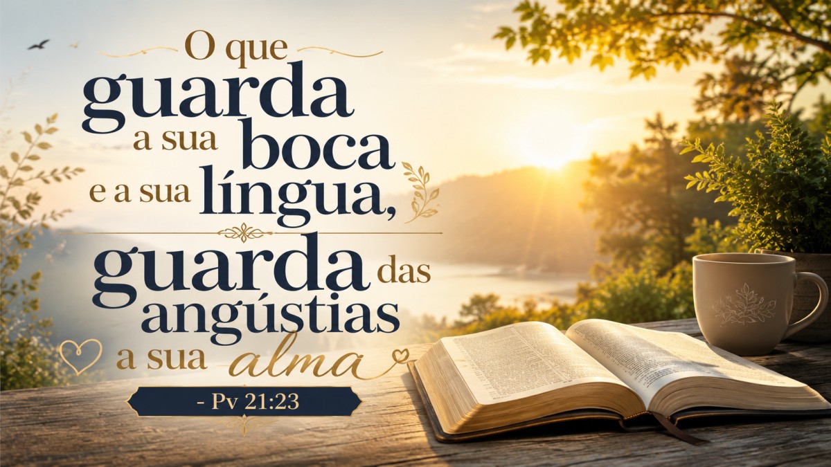 O Que Guarda a sua Boca e a sua Língua, Guarda das Angústias a sua Alma.